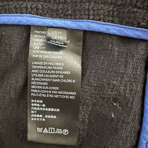 ANTHROPOLOGIE Black Peacoat Knit Jacket Sz Medium - Picture 3 of 8